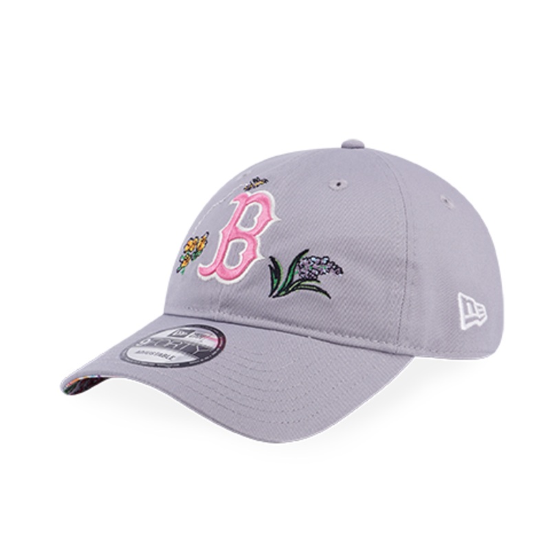 BOSTON RED SOX WATERCOLOR FLORAL GRAY 9FORTY UNST CAP