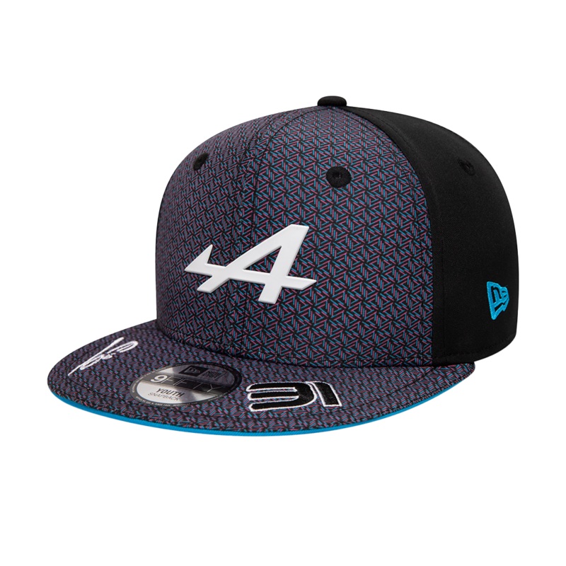 BWT ALPINE F1 TEAM KIDS ESTEBAN OCON BLACK 9FIFTY SNAPBACK CAP
