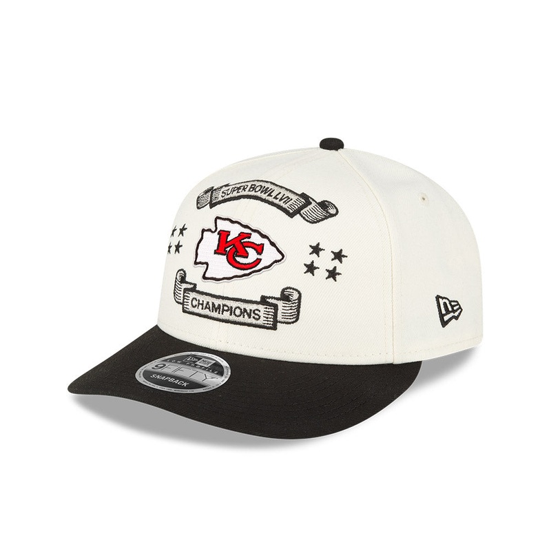 KANSAS CITY CHIEFS NEW ERA 9FIFTY NFL 2023 SUPERBOWL CHAMPIONS SNAPBACK CAP