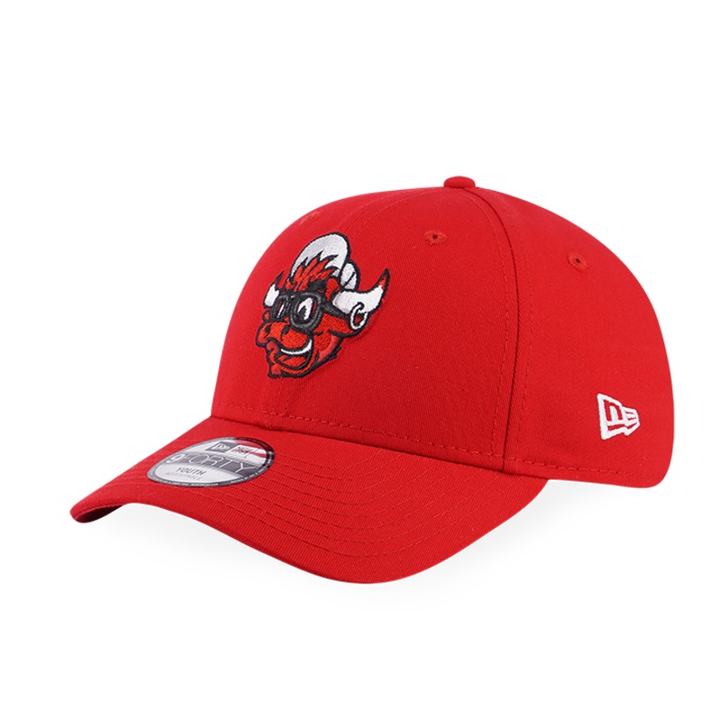 LEAGUE MASCOT CHICAGO BULLS RED KIDS 9FORTY CAP