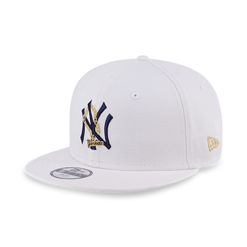 MLB NEW YORK YANKEES CHAIN WHITE KIDS 9FIFTY CAP