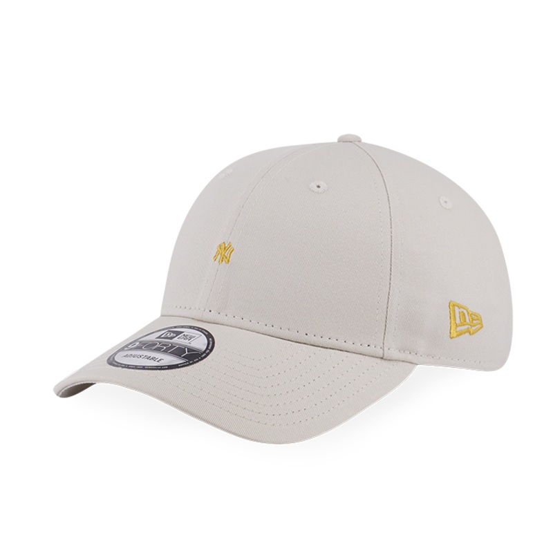 MLB NEW YORK YANKEES MICRO LOGO IVORY 9FORTY CAP