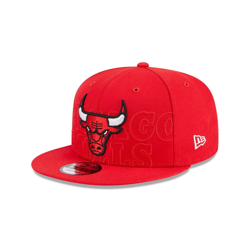 NBA CHICAGO BULLS AUTHENTICS ON-STAGE DRAFT RED 9FIFTY CAP