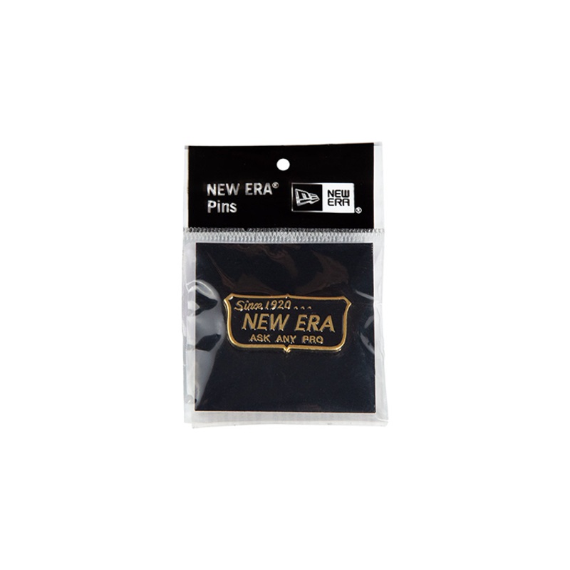 NEW ERA BLACK & GOLD SINCE 1920 ASK ANY PRO PIN