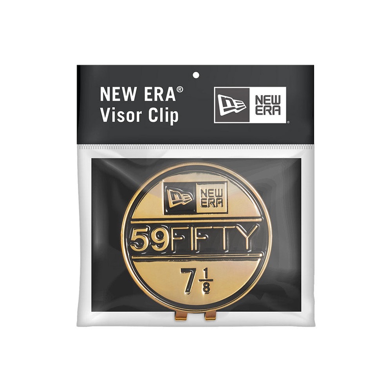NEW ERA BLACK & GOLD VISOR STICKER 718 CLIP