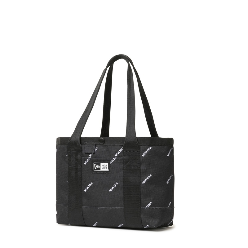 NEW ERA BLACK MONOGRAM 6L TOTE BAG MINI