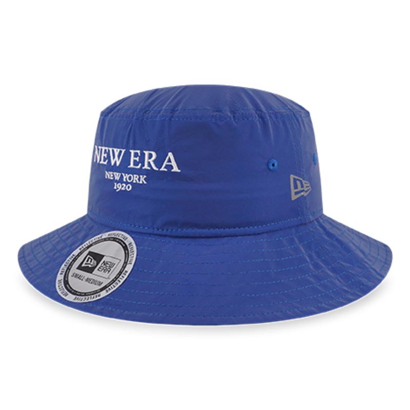 NEW ERA COLOR REFLECTIVE OPEN BLUE BUCKET 03