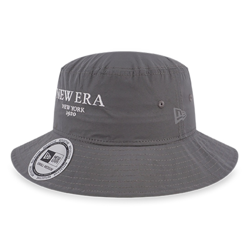 NEW ERA COLOR REFLECTIVE OPEN GRAY BUCKET 03