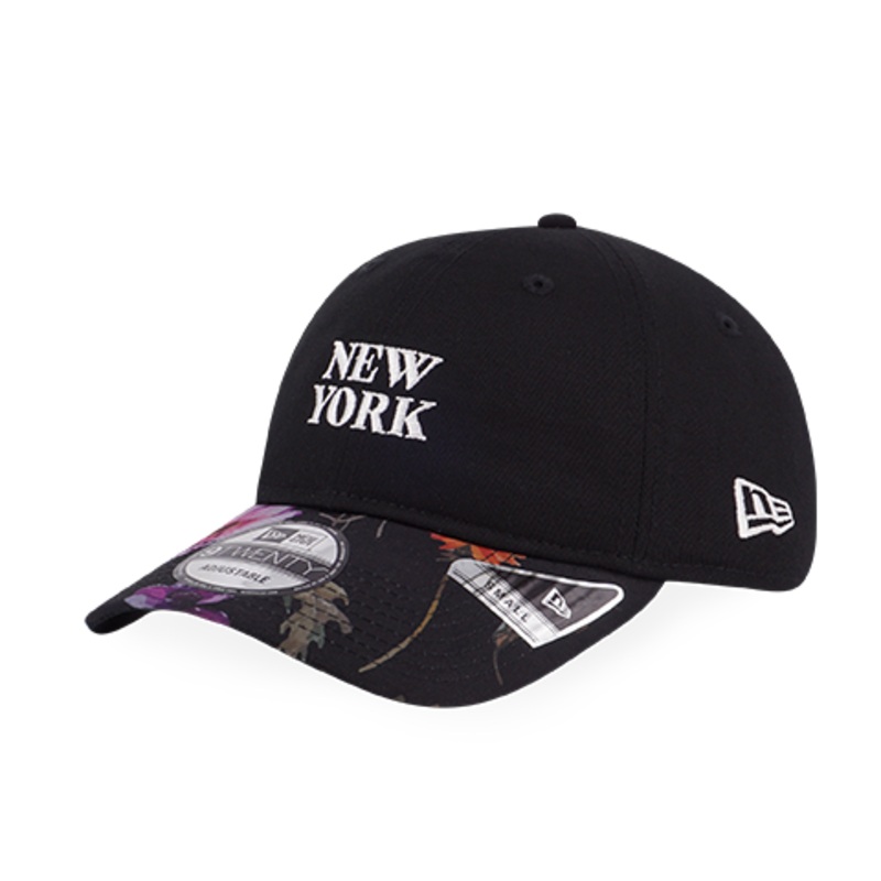 NEW ERA FLORAL BLACK 9TWENTY SMALL CAP