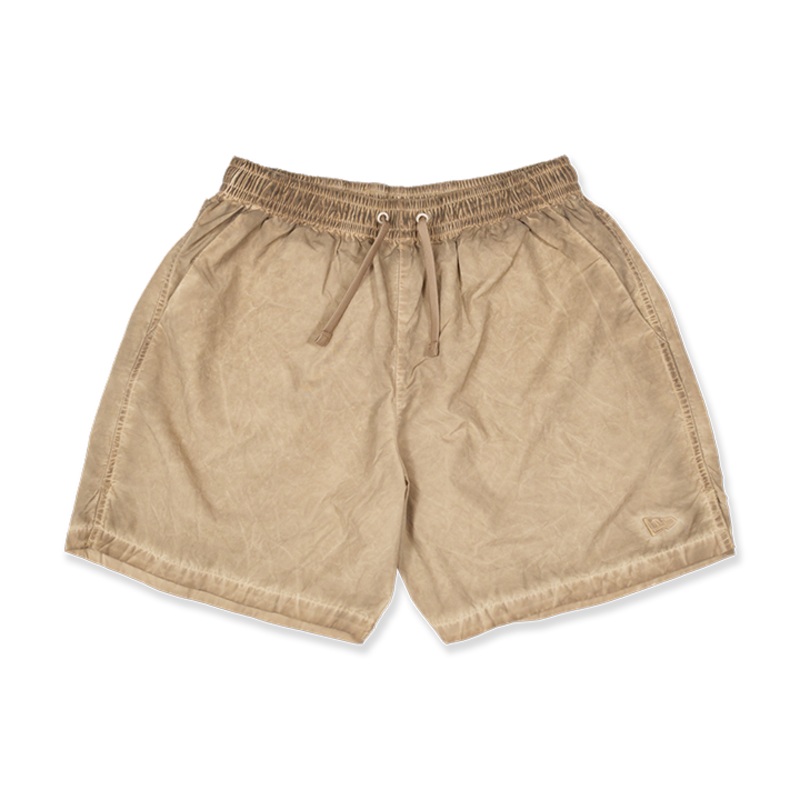 NEW ERA KHAKI WASHED SHORTS|S|M|L|XL|XXL