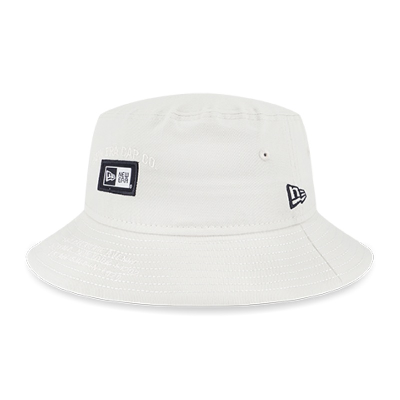 NEW ERA LABEL IVORY BUCKET 01|S/M|M/L|L/XL