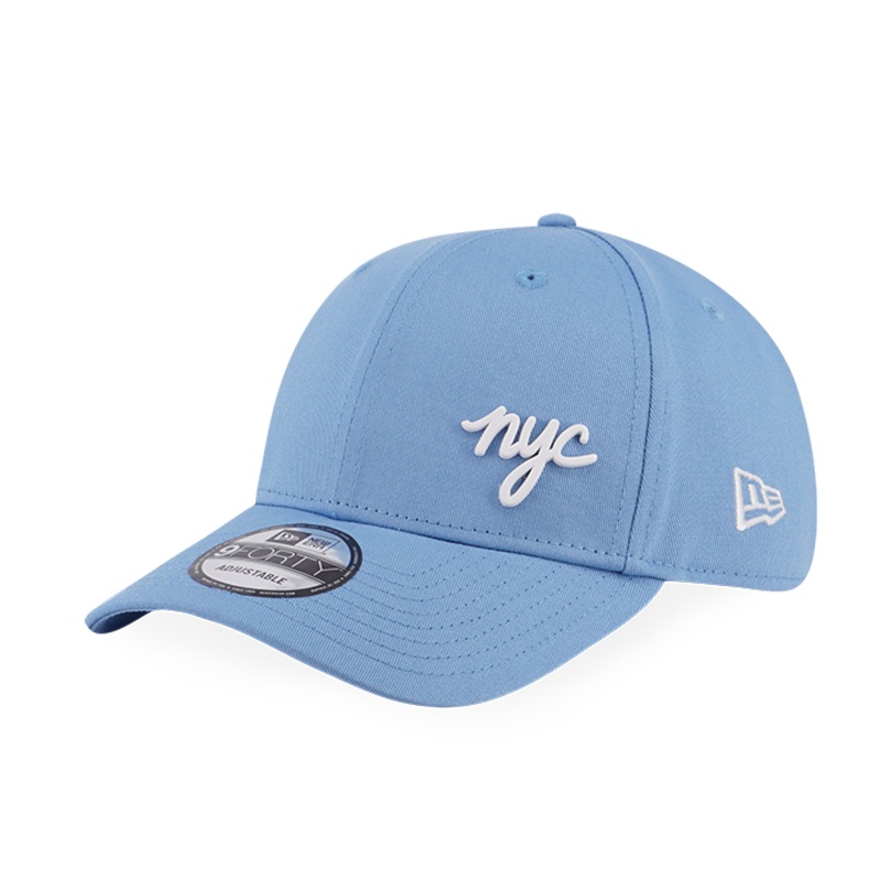 NEW ERA NYC METAL BADGE CAROLINA BLUE 9FORTY CAP