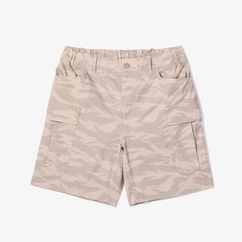 NEW ERA ORIGINATORS CAMO WASHING BEIGE SHORTS