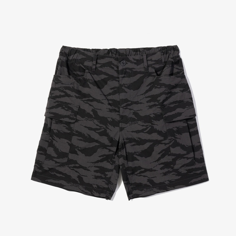 NEW ERA ORIGINATORS CAMO WASHING DARK GRAY SHORTS