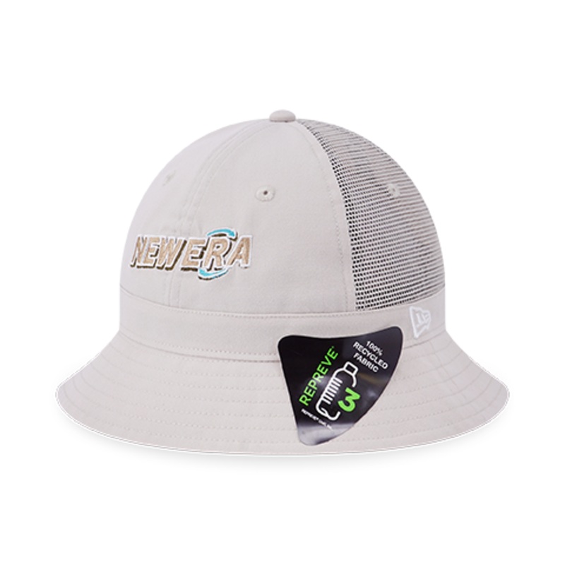 NEW ERA REPREVE & MESH BEIGE EXPLORER BUCKET