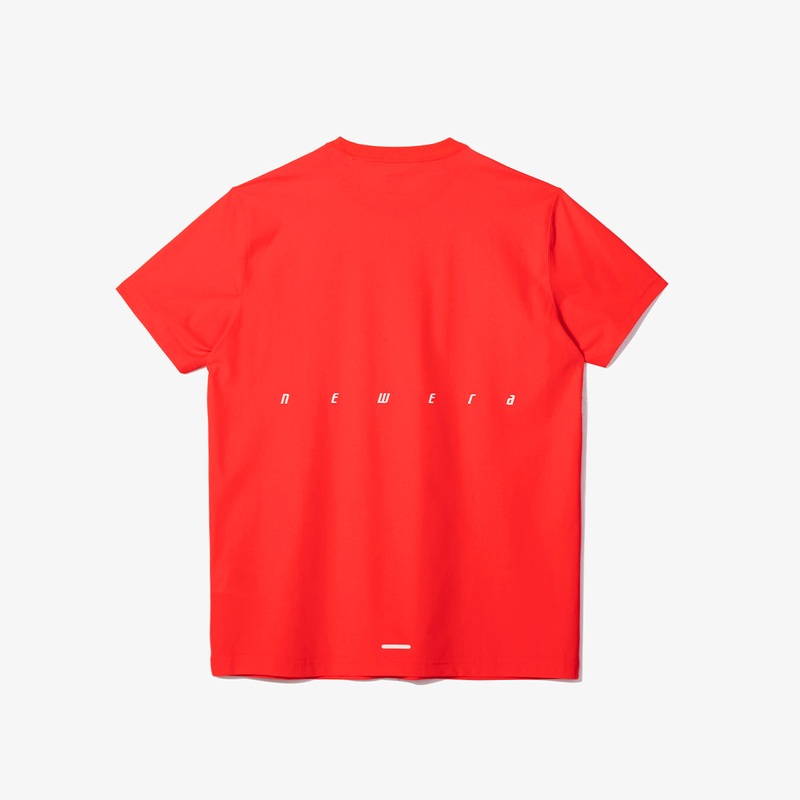 NEW ERA TECH ICE TRAINING SCARLET SHORT SLEEVE T-SHIRT