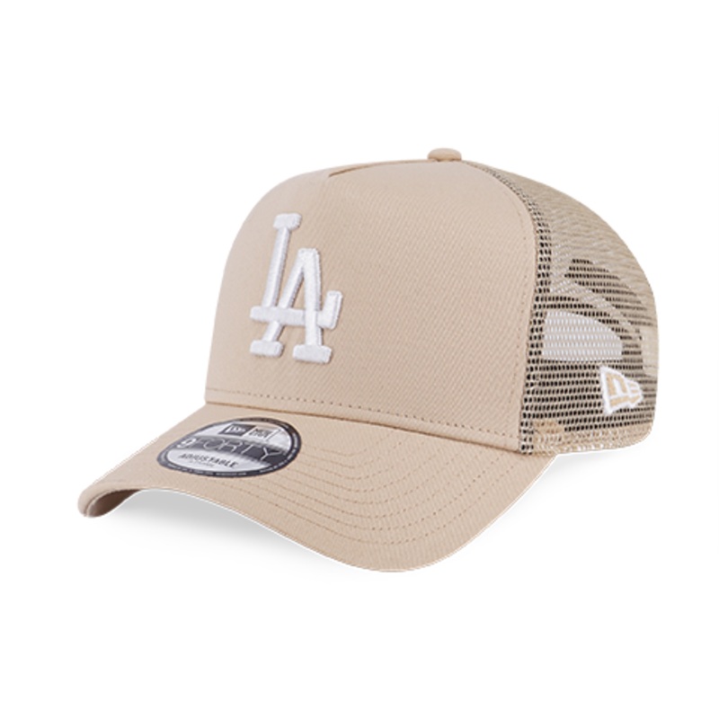 LOS ANGELES DODGERS COLOR ERA OAT MILK 9FORTY AF TRUCKER CAP