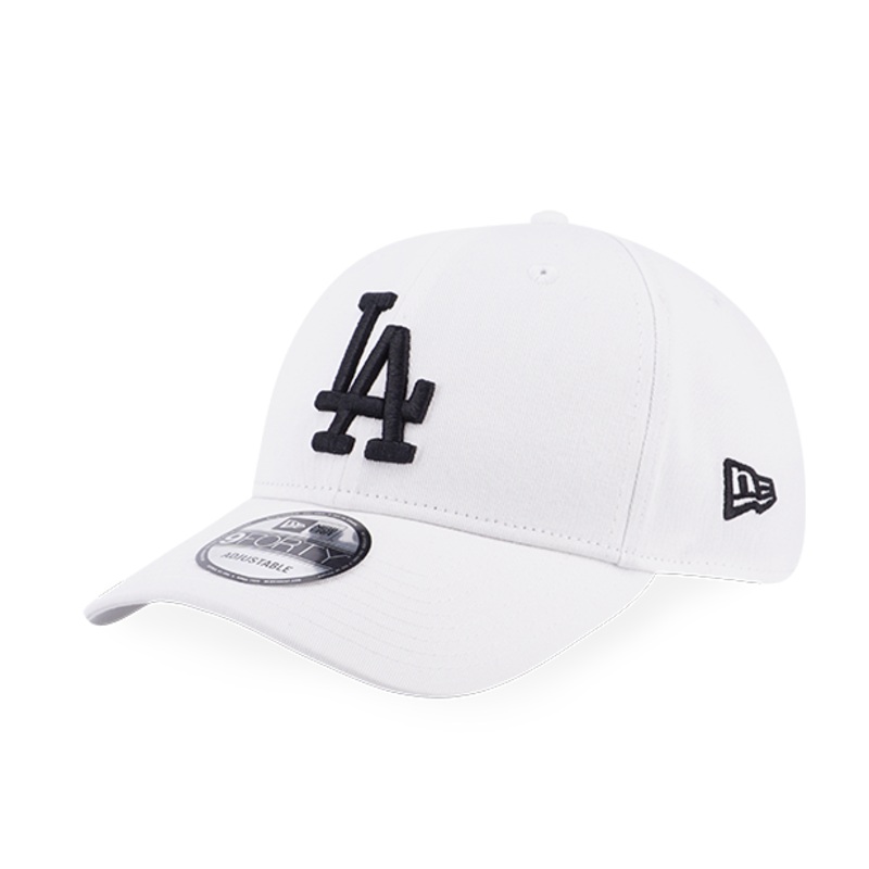 MLB LOS ANGELES DODGERS BASIC WHITE 9FORTY CAP