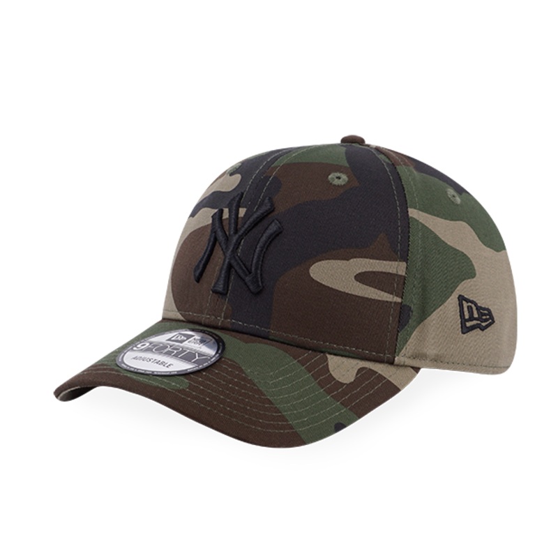MLB NEW YORK YANKEES WOODLAND CAMO 9FORTY CAP