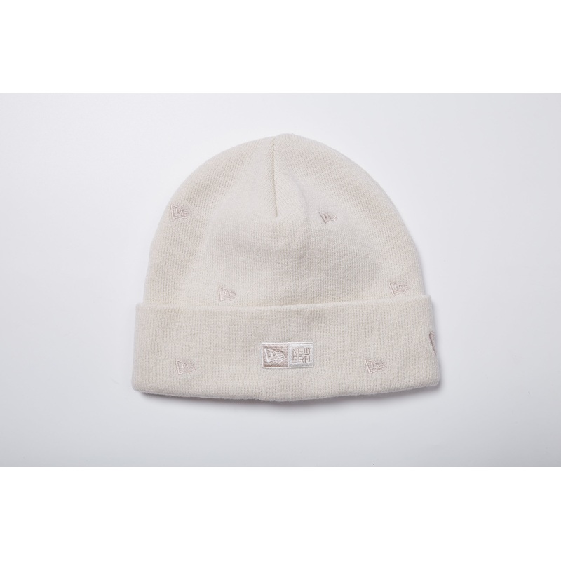 NEW ERA 4 DART IVORY CUFF BEANIE