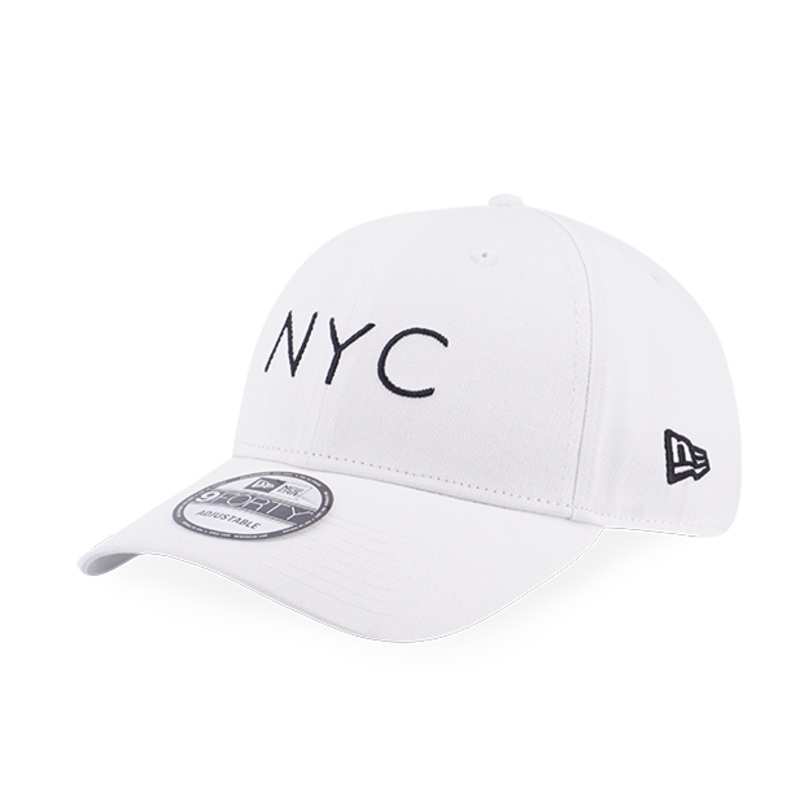 NEW ERA BASIC NYC WHITE 9FORTY CAP