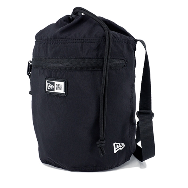 NEW ERA BLACK DRAWSTRING SHOULDER BAG