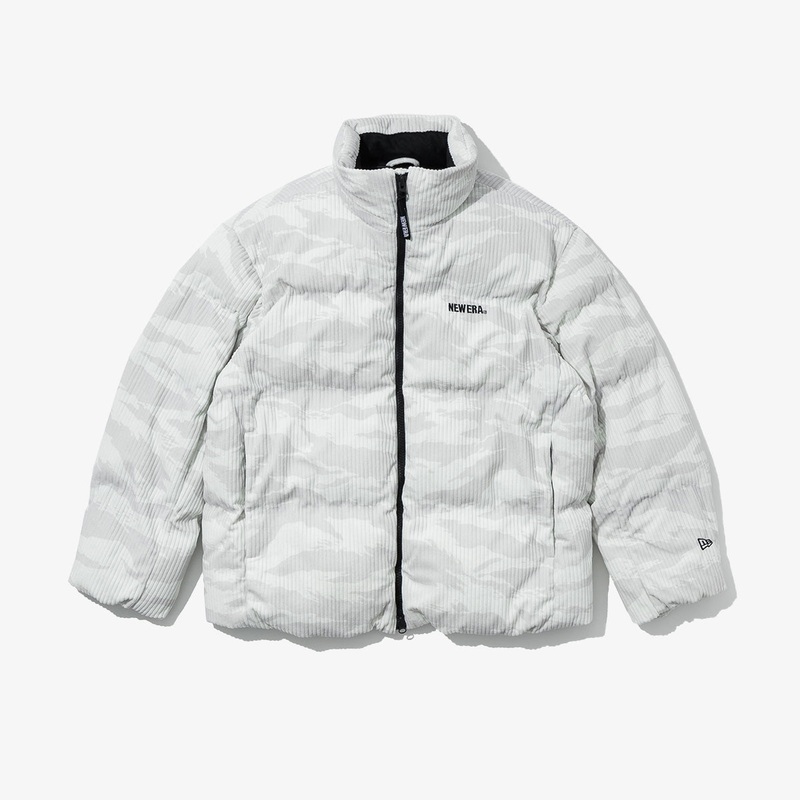 NEW ERA CORDUROY MOONSTRUCK CAMO PUFFER DOWN JACKET