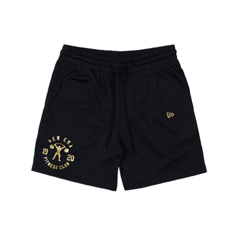 NEW ERA MORNING CLUB-NEFC BLACK KNIT SHORTS
