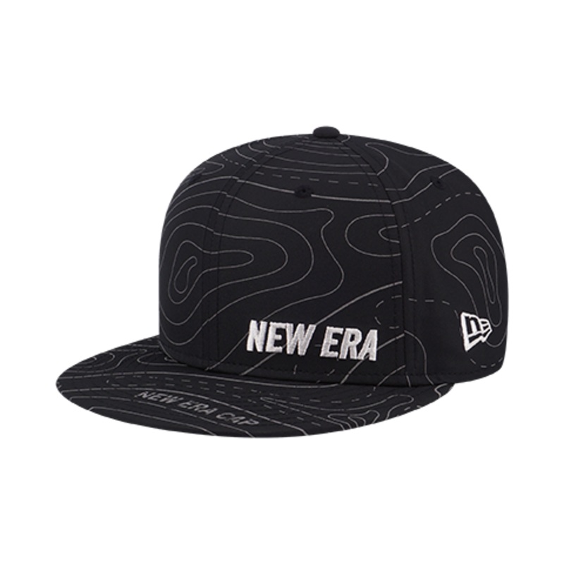 NEW ERA SYNOPTIC CHART MAP BLACK 9FIFTY CAP