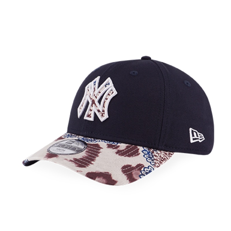 NEW YORK YANKEES ANIMAL PAISLEY NAVY KIDS 9FORTY CAP