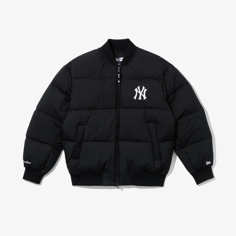 NEW YORK YANKEES BLACK BOMBER DOWN JACKET