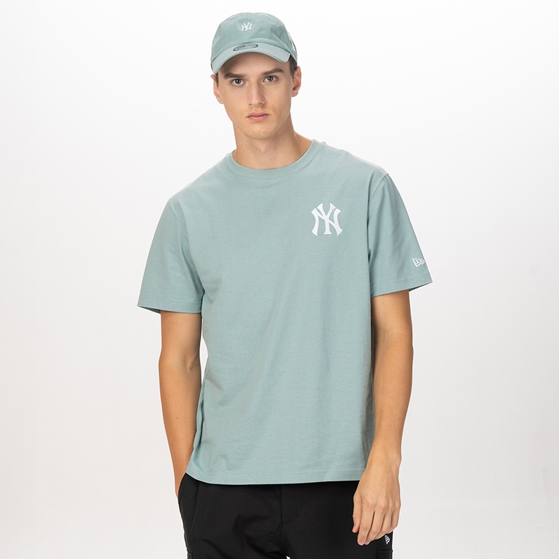 NEW YORK YANKEES COLOR ERA BEACH KISS BLUE SHORT SLEEVE T-SHIRT