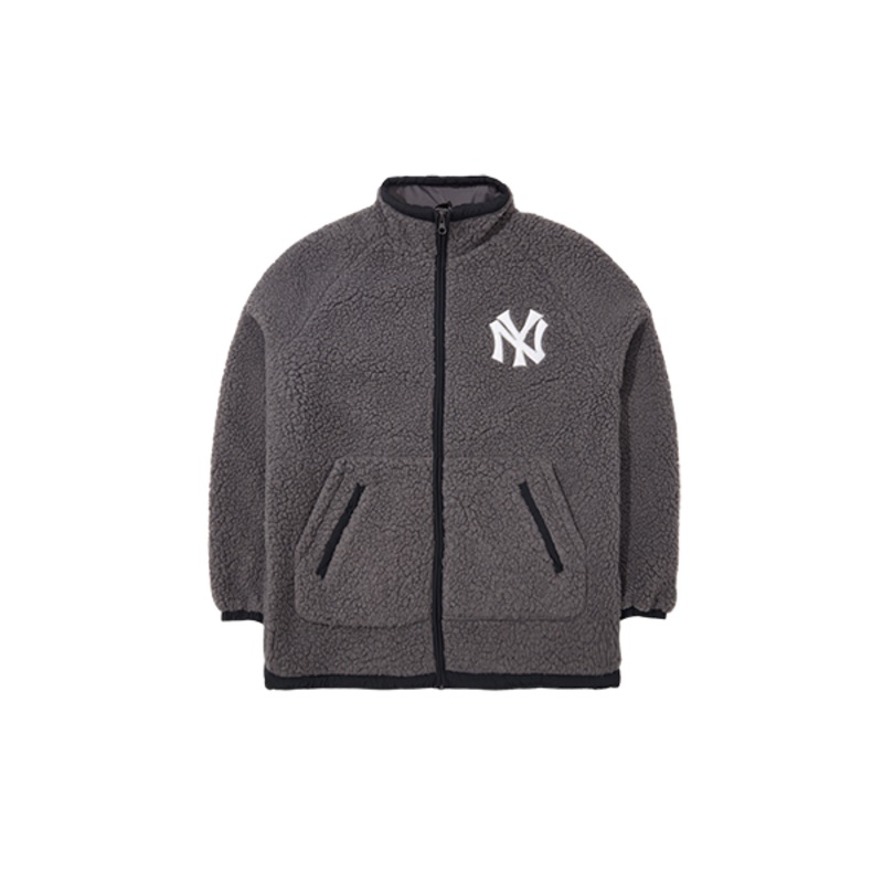 NEW YORK YANKEES COMFORT FLEECE GRAY JACKET