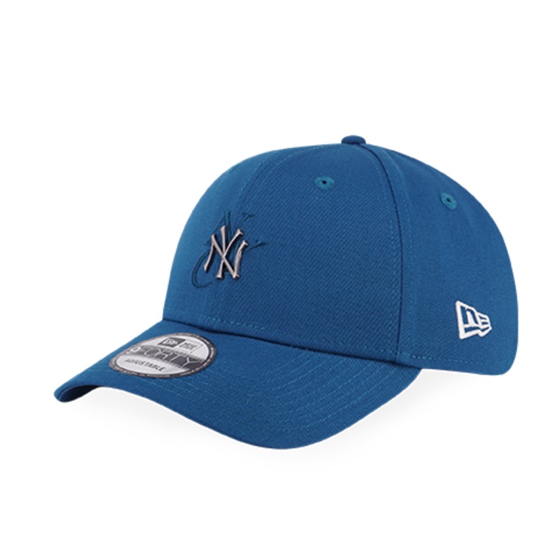 NEW YORK YANKEES MINI ROUGH METAL BADGE UNDERWATER BLUE 9FORTY CAP