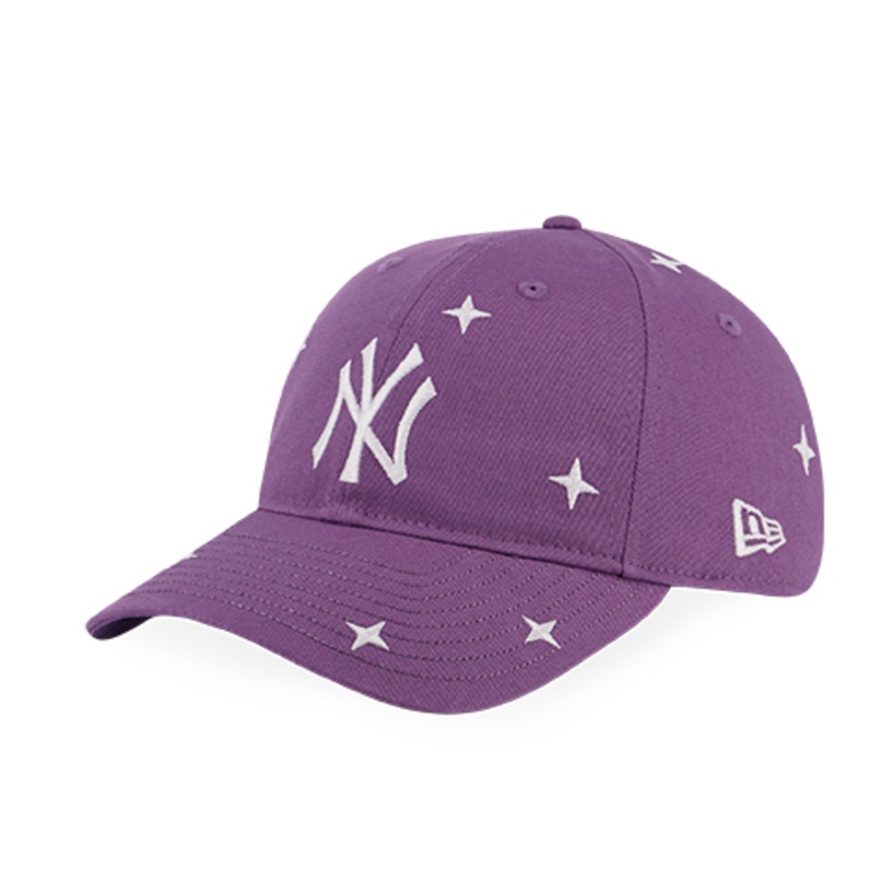 NEW YORK YANKEES OUTDOOR STAR GLOW IN THE DARK PURPLE DUSK 9TWENTY SMALL CAP