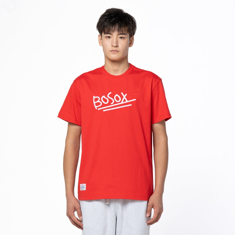 BOSTON RED SOX – BOSOX – SPEECH BUBBLES SCARLET SHORT SLEEVE T-SHIRT