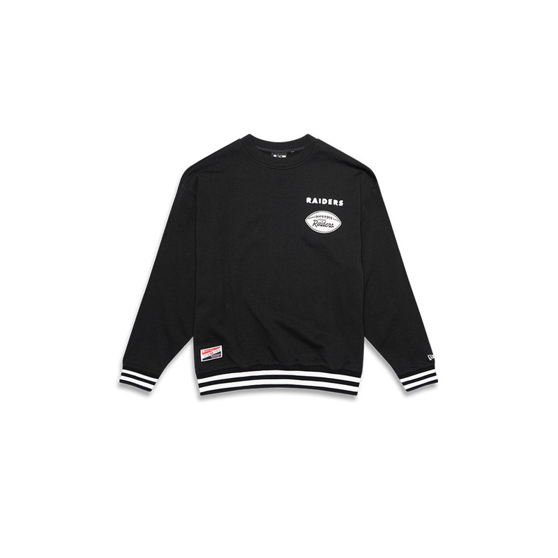 LAS VEGAS RAIDERS OVERSIZED BLACK SWEATSHIRT