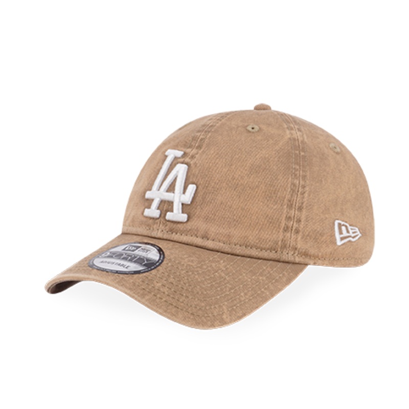 LOS ANGELES DODGERS BROKEN WORLD-ACID WASH OAT MILK 9FORTY UNST CAP