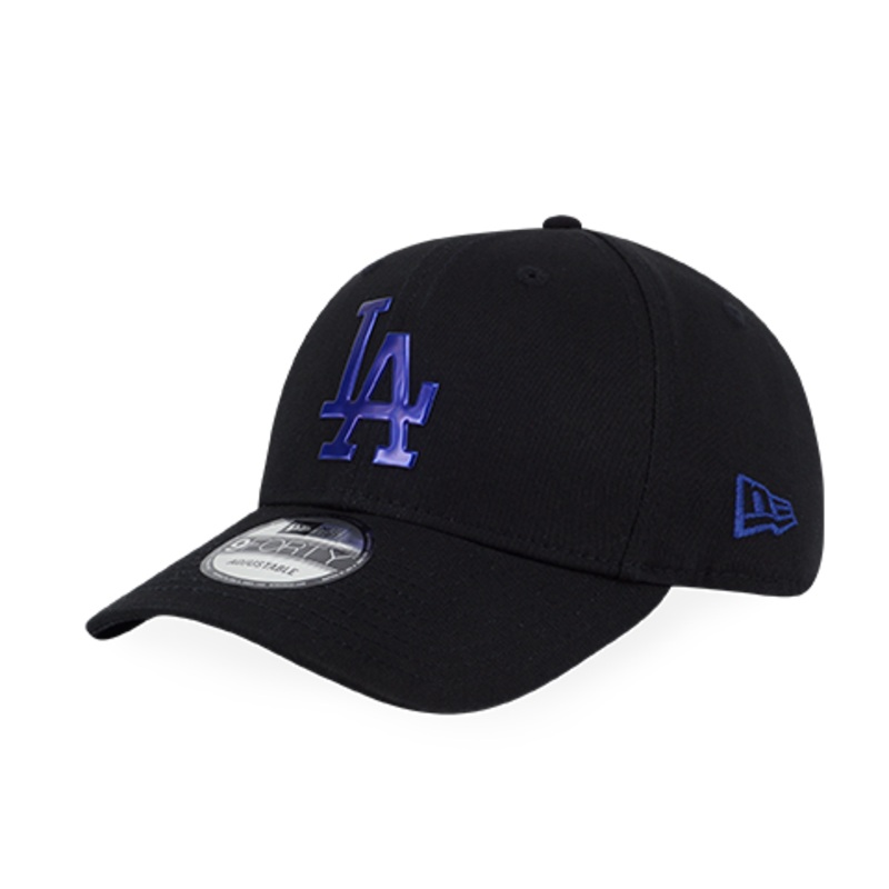 LOS ANGELES DODGERS FOIL LOGO BLACK 9FORTY CAP
