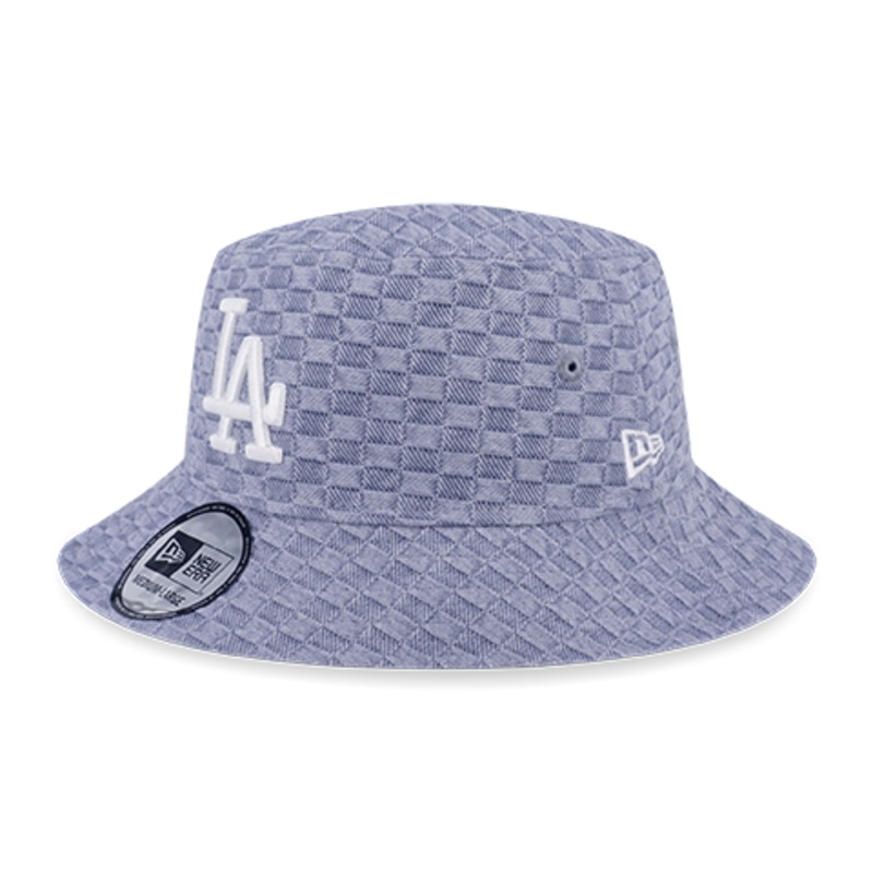 LOS ANGELES DODGERS MLB WASH CHECKER BLUE BUCKET 01