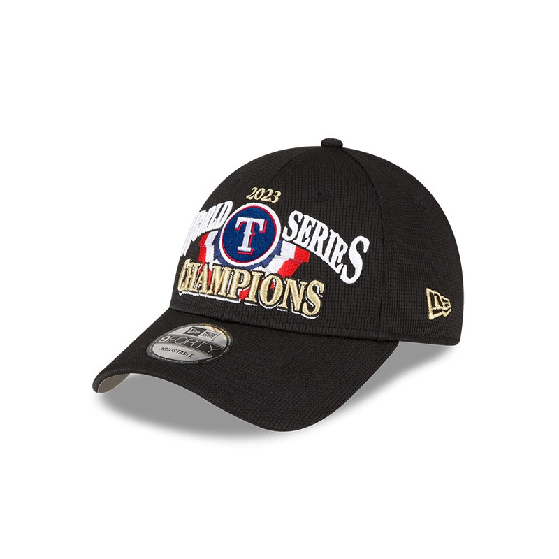 MLB 2023 WORLD SERIES CHAMPION – TEXAS RANGERS BLACK 9FORTY CAP