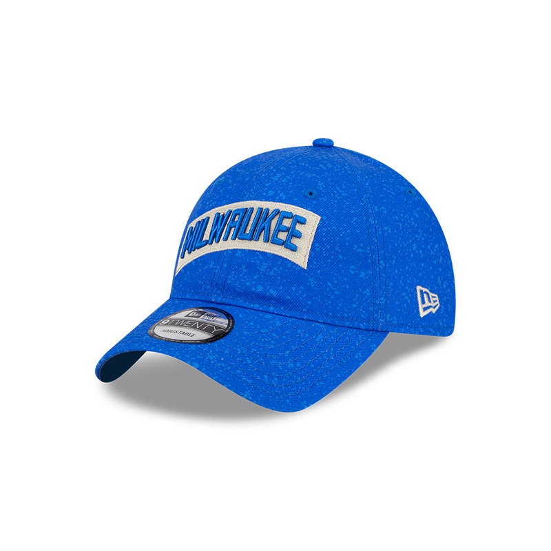 NBA AUTHENTICS-CITY EDITION 2023 MILWAUKEE BUCKS BLUE 9TWENTY CAP