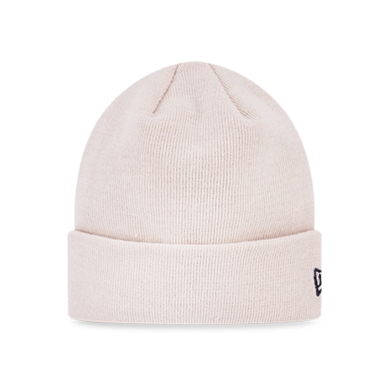 NEW ERA BEIGE 6 DART CUFF BEANIE
