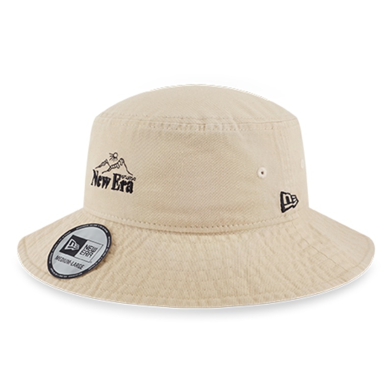 NEW ERA MOUNTAIN LOGO OAT MILK ADVENTURE LITE BUCKET