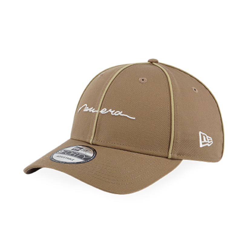 NEW ERA PIPING KHAKI 9FORTY CAP