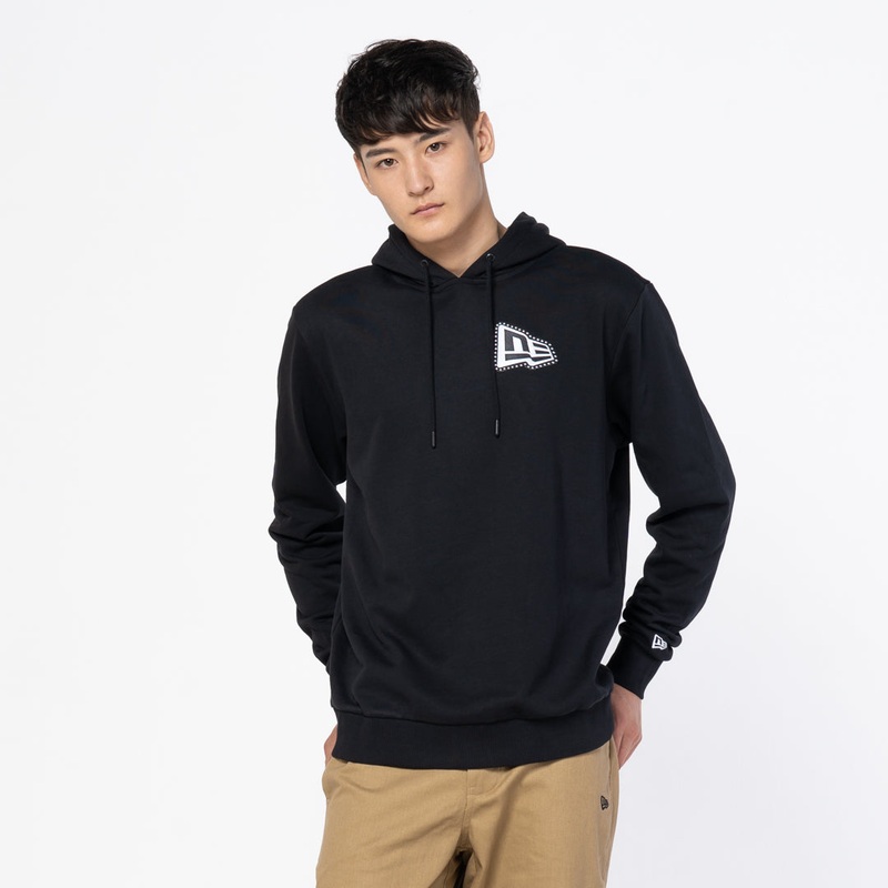 NEW ERA STUDS BASIC BLACK HOODIE