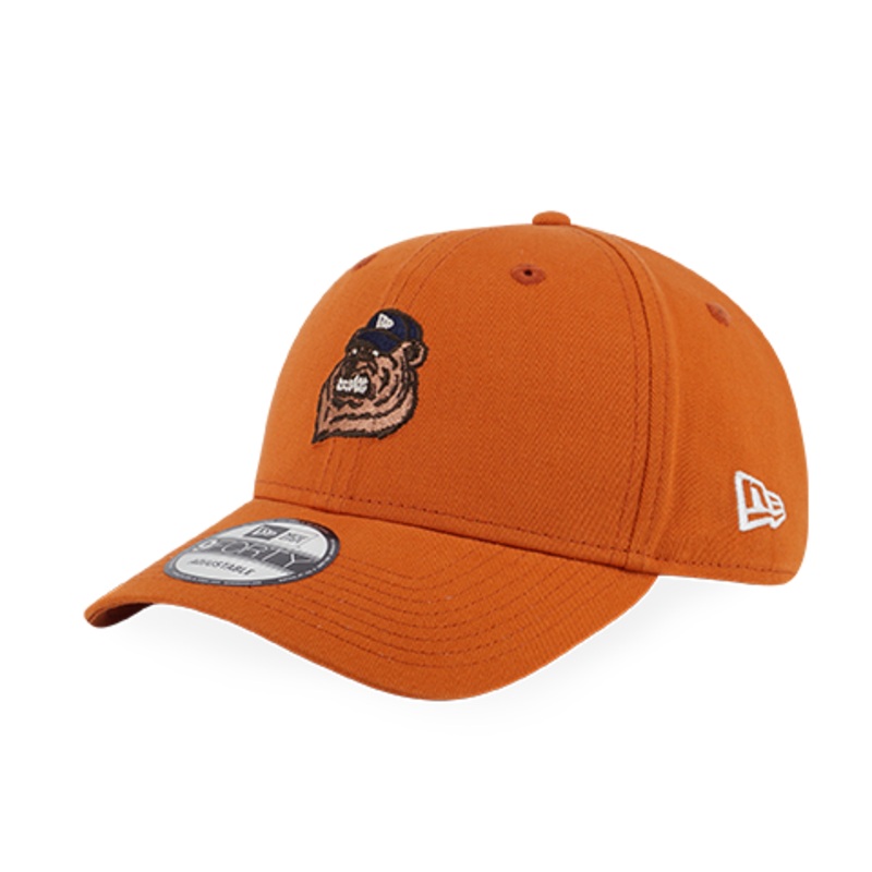 NEW ERA WILD ADVENTURE CARTOON BEARFIGHT ORANGE 9FORTY CAP
