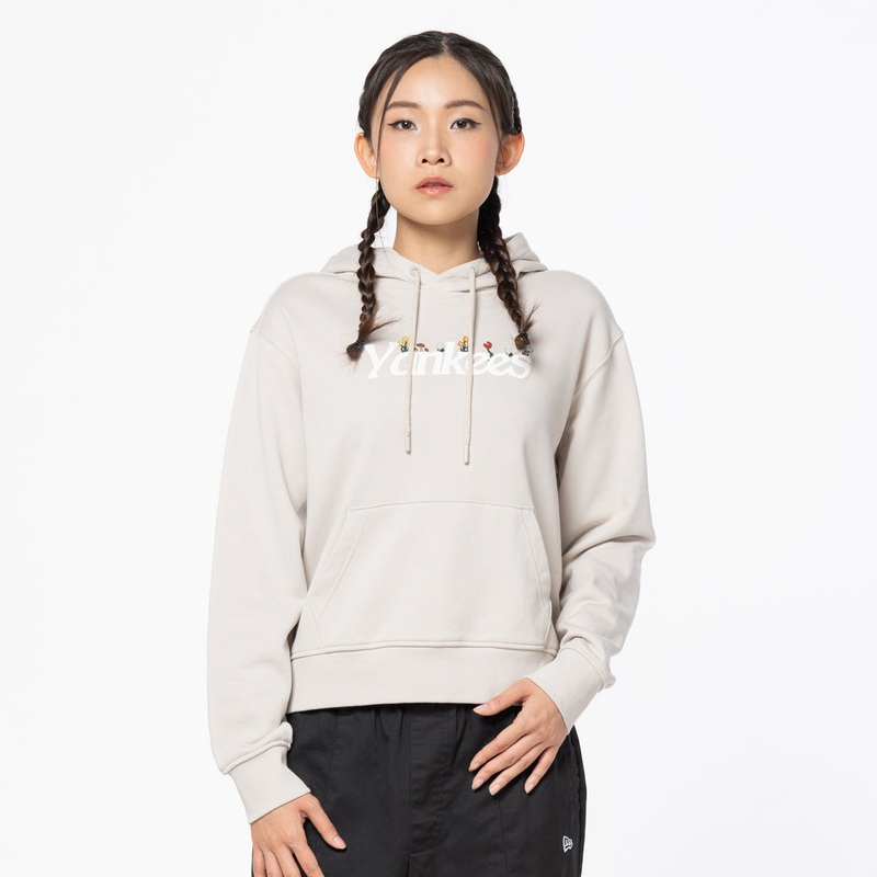 NEW YORK YANKEES WILD FLORAL STONE WOMEN HOODIE