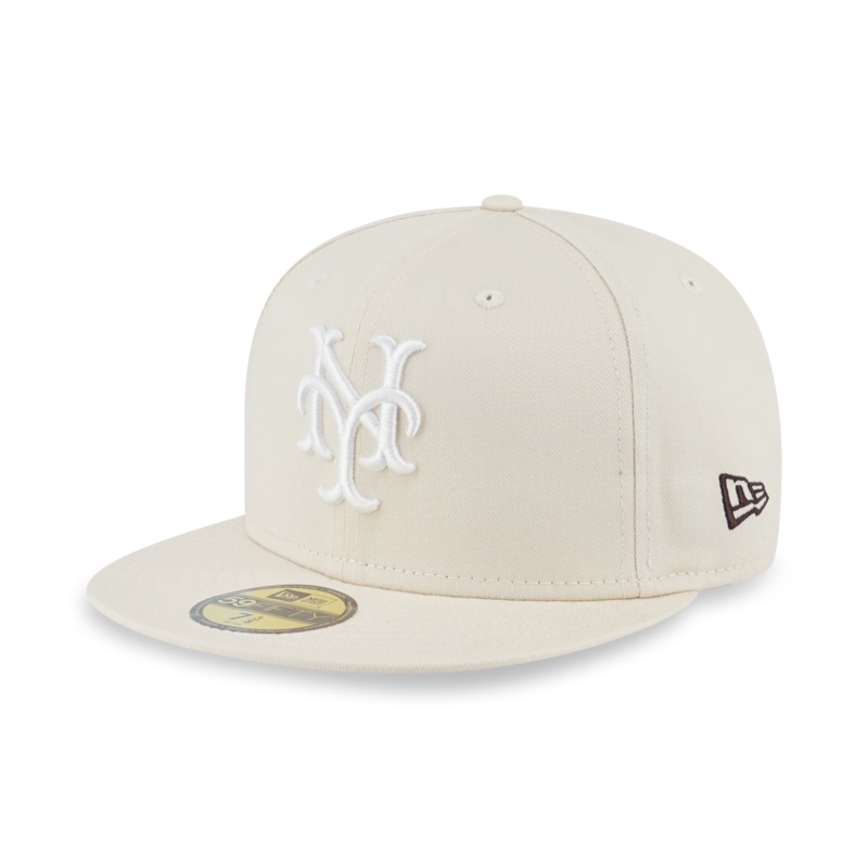 59FIFTY PACKS – COCONUT NEW YORK METS COOPERSTOWN LIGHT CREAM 59FIFTY CAP