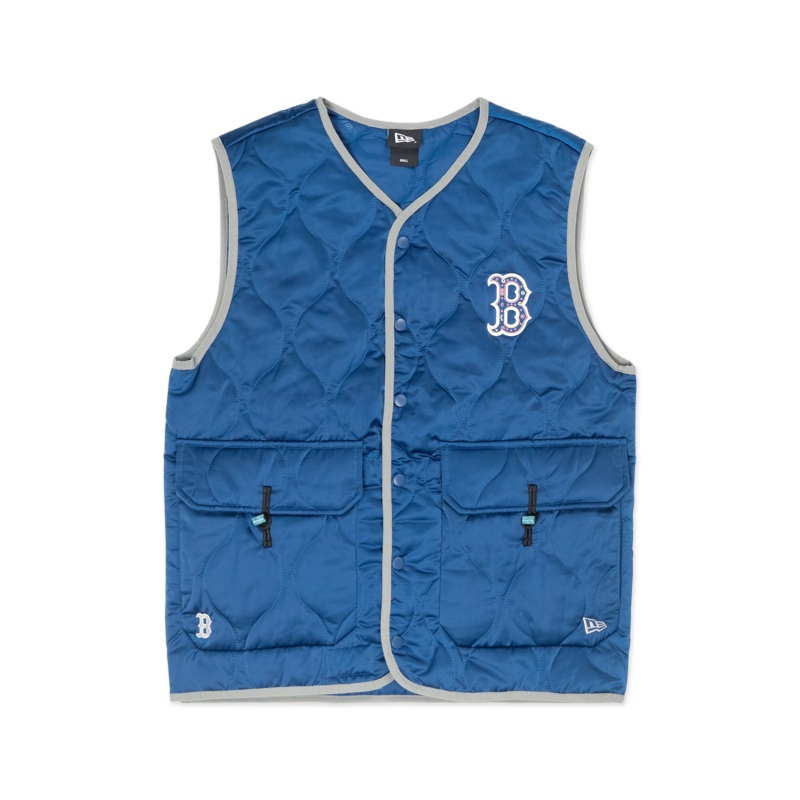 BOSTON RED SOX NAVY PADDED VEST JACKET